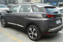 Peugeot 3008 2016–2023 Nerezové kryty stĺpikov dverí fotografia 2
