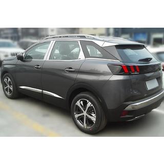 Nerezové kryty stĺpikov dverí Peugeot 3008 2016–2023 fotografia 2