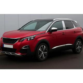 Nerezové kryty stĺpikov dverí Peugeot 3008 2016–2023 fotografia 1