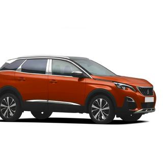 Nerezové kryty stĺpikov dverí Peugeot 3008 2016–2023 fotografia 4