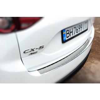 Nerezová lišta na zadný nárazník Carmos (nerez) Mazda CX-5 2017–2025 fotografia 1