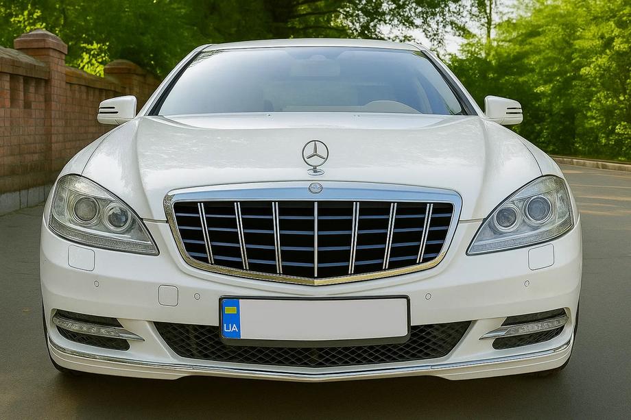 Mercedes S-class W221 2005–2013 Mriežka chladiča GT Panamericana (2009-2013) Fotografia 1