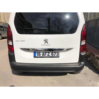 Nerezová lišta nad ŠPZ fotografia 3
