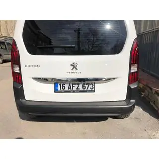 Nerezová lišta nad ŠPZ fotografia 3