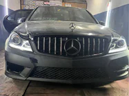 Mercedes trieda C W204 2007–2015 LED predné svetlomety (2011-2015, 2 ks) fotografia 4