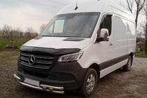 Mercedes Sprinter W907/W910 2018– Nerezové kryty nasávania vzduchu Carmos (2 ks) fotografia 3