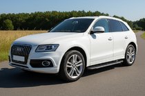 Audi Q5 2008–2017 Bočné nášľapy Bosphorus Grey (2 ks, hliník) fotografia 1
