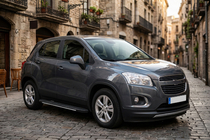 Chevrolet Trax 2012–2023 Bočné nášľapy Bosphorus Grey (2 ks, hliník) fotografia 1