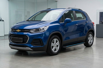 Chevrolet Trax 2012–2023 Bočné nášľapy Maya Blue (2 ks, hliník) fotografia 1