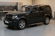 Dodge Nitro 2006–2011 Bočné nášľapy Bosphorus Grey (2 ks, hliník) fotografia 1