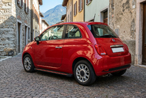 Fiat 500/500L 2013–2022 Bočné prahy Maya Red (2 ks., hliník) fotografia 1