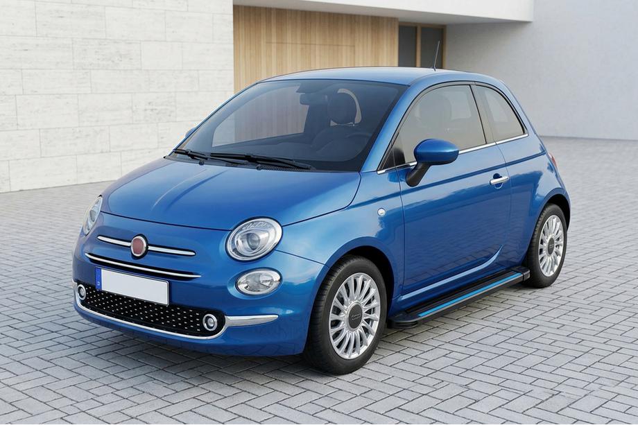 Fiat 500/500L 2013–2022 Bočné nášľapy Maya Blue (2 ks, hliník) Image