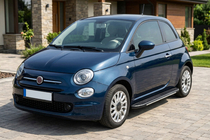 Fiat 500/500L 2013–2022 Bočné nášľapy Bosphorus Grey (2 ks, hliník) fotografia 1