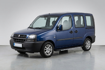 Fiat Doblo I 2001–2005 Bočné nášľapy Bosphorus Grey (2 ks, hliník) fotografia 1