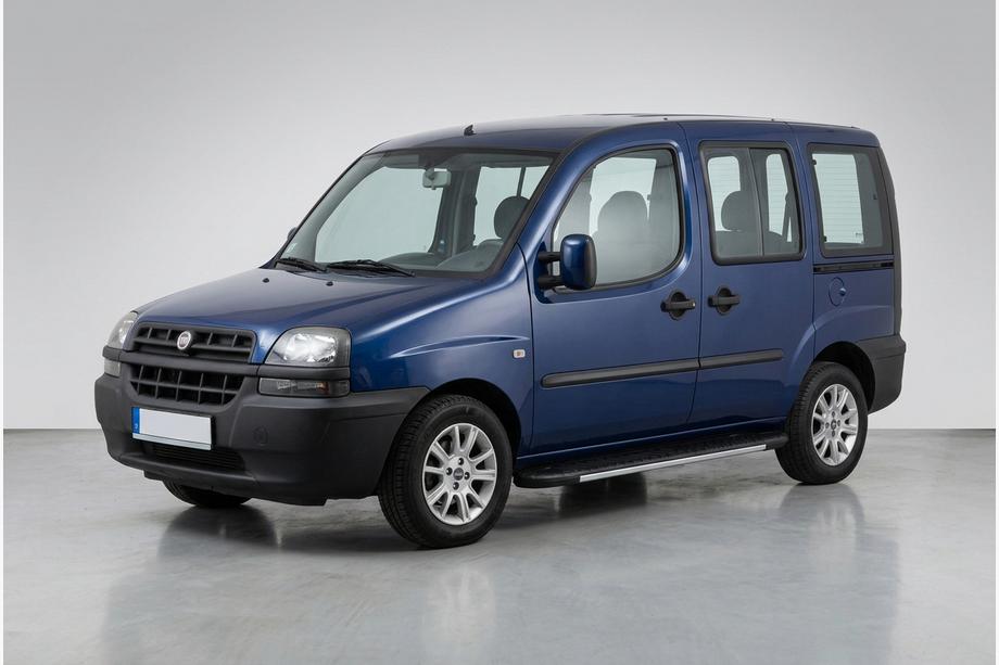 Fiat Doblo I 2001–2005 Bočné nášľapy Bosphorus Grey (2 ks, hliník) Image