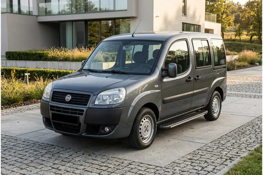 Fiat Doblo I 2005–2010 Bočné nášľapy Bosphorus Grey (2 ks, hliník) Image