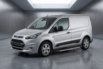 Ford Connect 2014–2021 Bočné nášľapy Bosphorus Grey (2 ks, hliník) Maxi rázvor fotografia 1