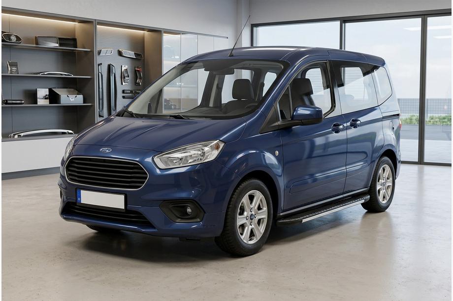 Ford Courier 2014–2023 Bočné nášľapy Bosphorus Grey (2 ks, hliník) Image