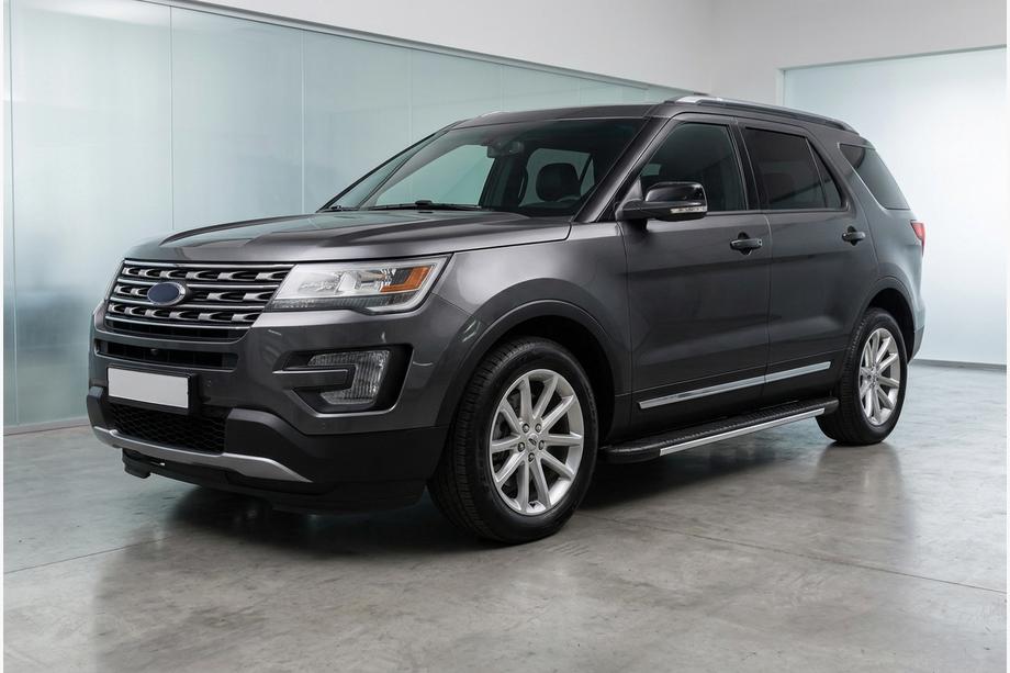 Ford Explorer 2011–2019 Bočné nášľapy Bosphorus Grey (2 ks, hliník) Image