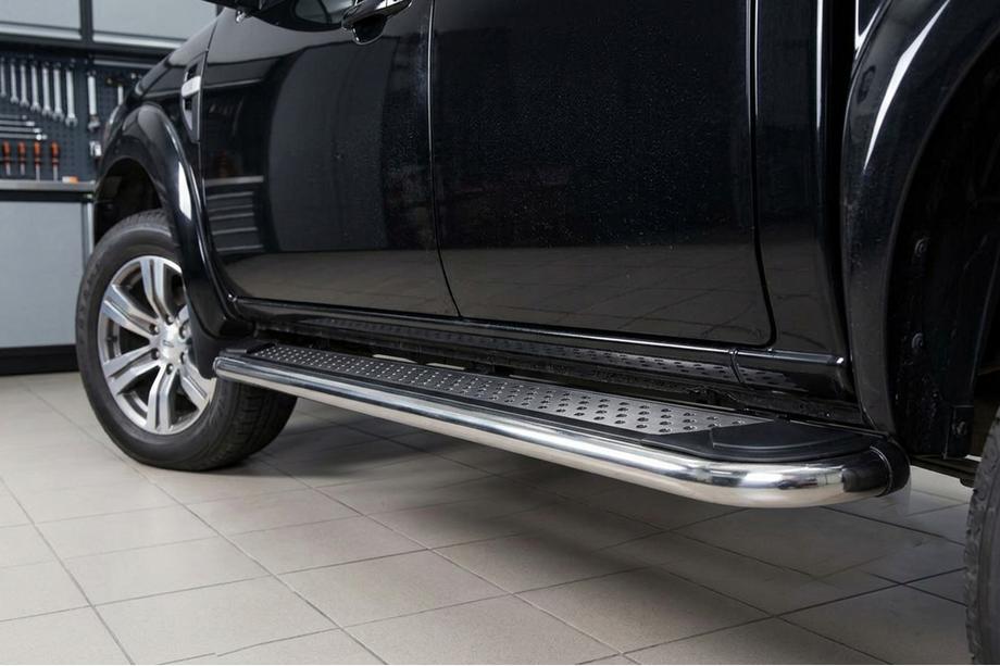 Ford Ranger 2007–2011 Bočné nášľapy Maydos V2 (2 ks, nerez) Image