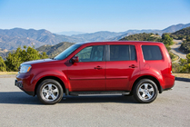 Honda Pilot 2008–2015 Bočné nášľapy Bosphorus Grey (2 ks, hliník) fotografia 1