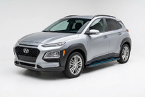 Hyundai Kona 2017–2023 Bočné nášľapy Maya Blue (2 ks, hliník) fotografia 1