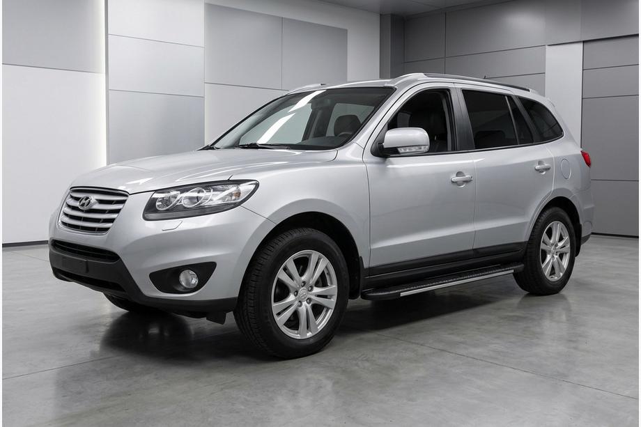 Hyundai Santa Fe 2 2006–2012 Bočné nášľapy Bosphorus Grey (2 ks, hliník) Image