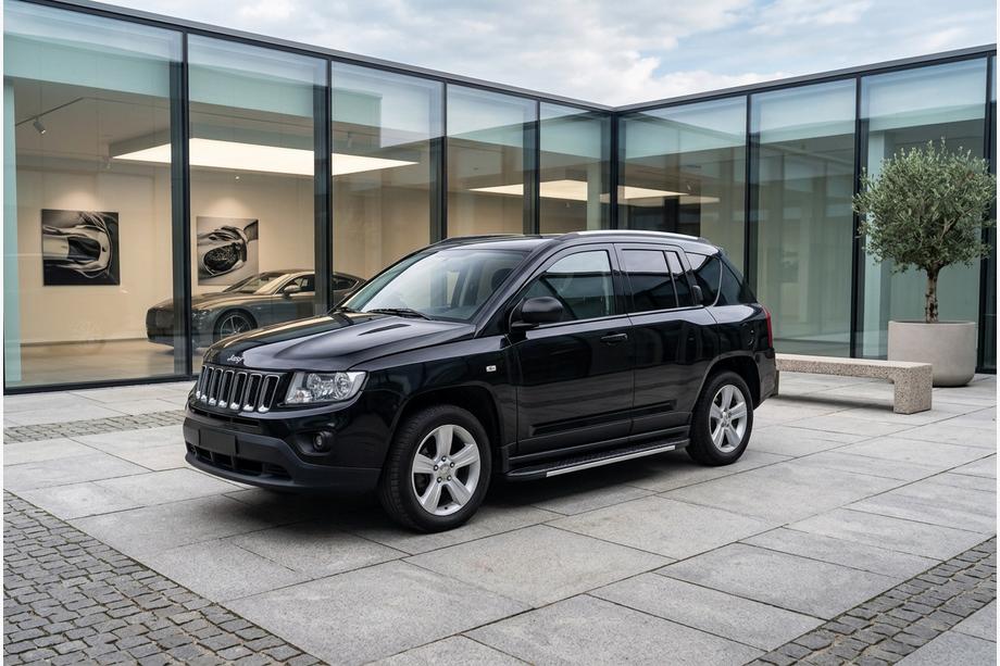 Jeep Compass 2006–2016 Bočné nášľapy Bosphorus Grey (2 ks, hliník) Image