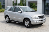 Kia Sorento I BL 2002–2009 Bočné nášľapy Bosphorus Grey (2 ks, hliník) fotografia 1