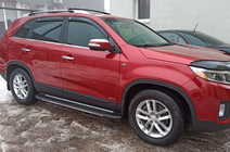 Kia Sorento II XM 2009–2014 Bočné nášľapy Bosphorus Grey (2 ks, hliník) 2010–2013 fotografia 8