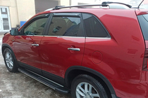 Kia Sorento II XM 2009–2014 Bočné nášľapy Bosphorus Grey (2 ks, hliník) 2010–2013 fotografia 9