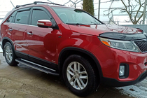 Kia Sorento II XM 2009–2014 Bočné nášľapy Bosphorus Grey (2 ks, hliník) 2010–2013 fotografia 10