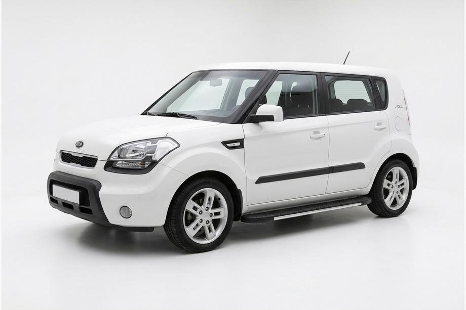 Kia Soul I 2008–2013 Bočné nášľapy Bosphorus Grey (2 ks, hliník) Image