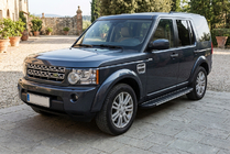 Land Rover Discovery IV 2009–2017 Bočné nášľapy Bosphorus Grey (2 ks, hliník) fotografia 1