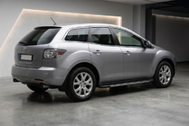 Mazda CX-7 2006–2012 Bočné nášľapy Bosphorus Grey (2 ks, hliník) fotografia 1