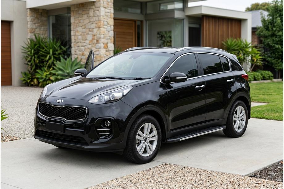 Kia Sportage 2015–2021 Bočné nášľapy Bosphorus Grey (2 ks, hliník) Image