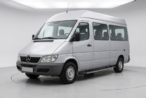 Mercedes Sprinter W901/902/903/904/905 1995–2006 Bočné nášľapy Bosphorus Grey (2 ks, hliník) fotografia 1