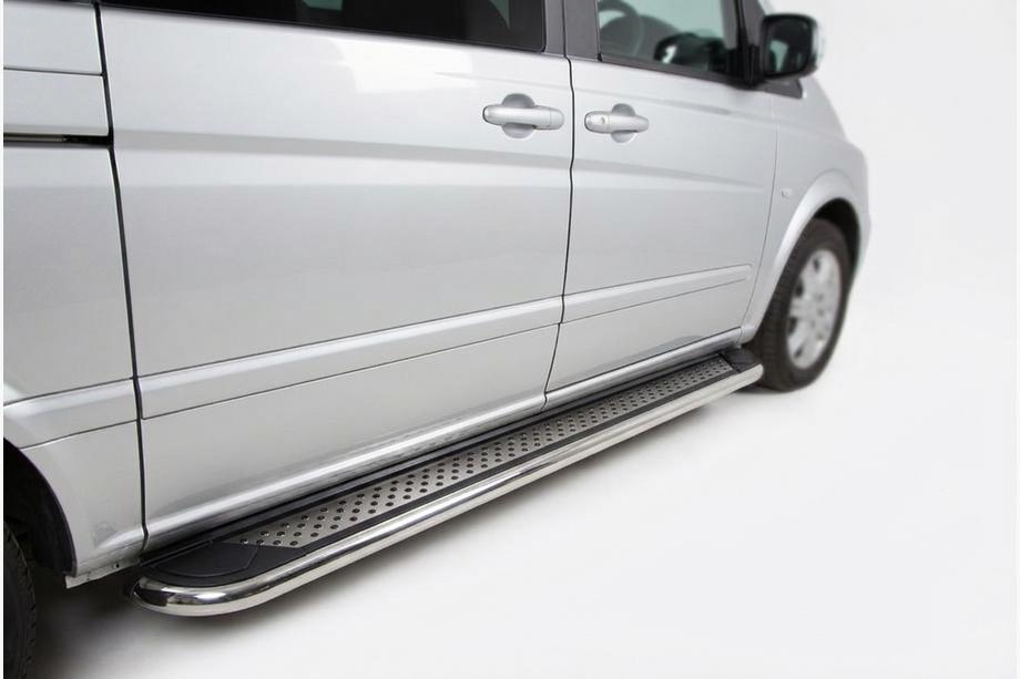 Mercedes Vito W639 2004–2014 Bočné nášľapy Maydos V2 (2 ks, hliník) Image