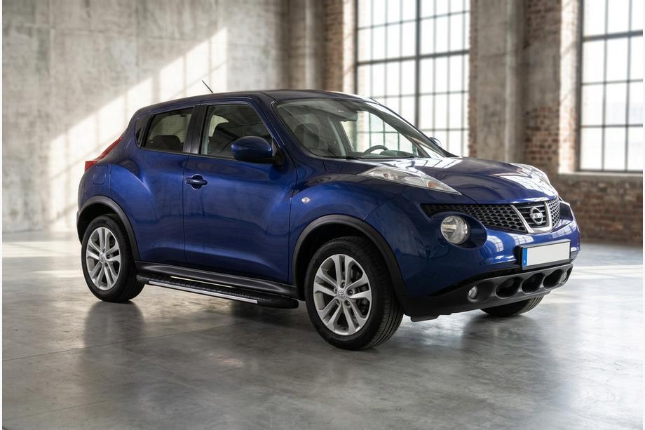 Nissan Juke 2010–2019 Bočné nášľapy Bosphorus Grey (2 ks, hliník) Image