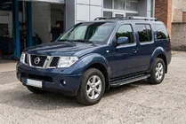 Nissan Pathfinder R51 2005–2014 Bočné nášľapy Bosphorus Grey (2 ks, hliník) fotografia 1
