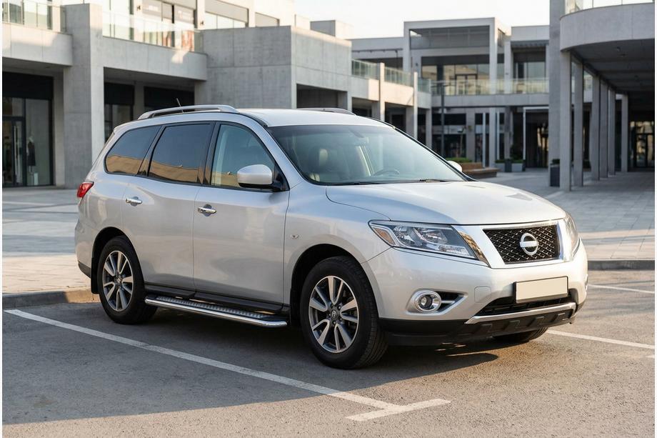 Nissan Pathfinder R52 2012–2021 Bočné nášľapy Maydos V2 (2 ks, hliník) Image