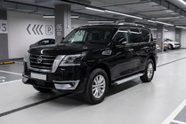 Nissan Patrol Y62 2010–2024 Bočné nášľapy Maya V2 (2 ks, hliník) fotografia 1