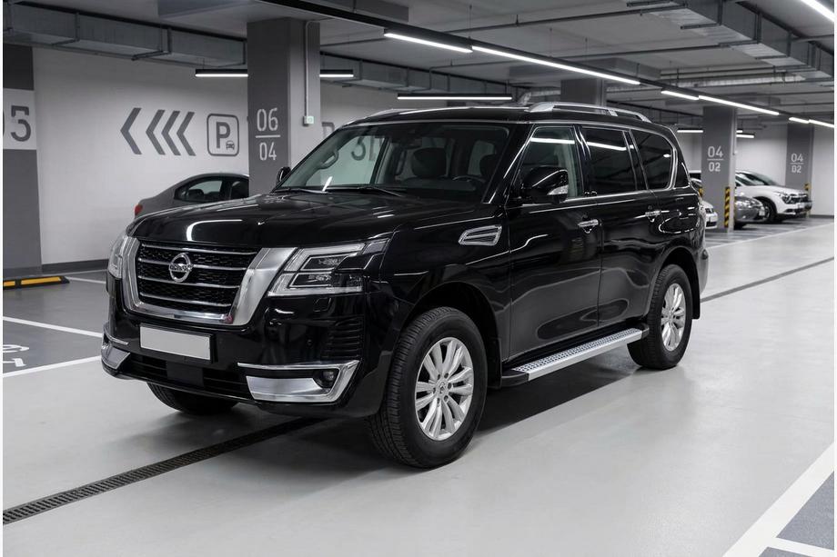 Nissan Patrol Y62 2010–2024 Bočné nášľapy Maya V2 (2 ks, hliník) Image