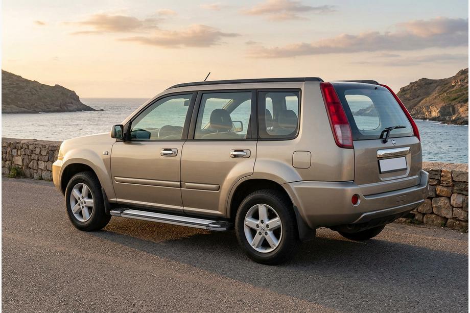 Nissan X-trail T30 2002–2007 Bočné nášľapy Rainbow (2 ks, hliník) Fotografia 1