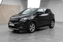 Opel Mokka 2012–2021 Bočné nášľapy Bosphorus Grey (2 ks, hliník) fotografia 1