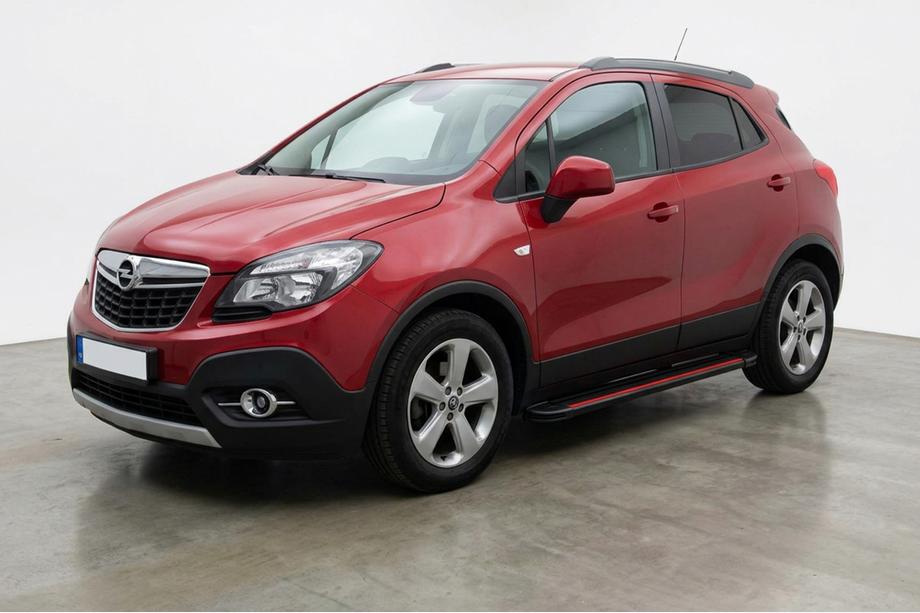 Opel Mokka 2012–2021 Bočné prahy Maya Red (2 ks., hliník) Image
