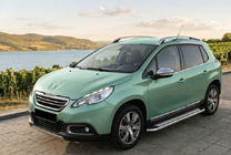 Peugeot 2008 2013–2019 Bočné nášľapy Maydos V2 (2 ks, hliník/nehrdzavejúca oceľ) fotografia 1