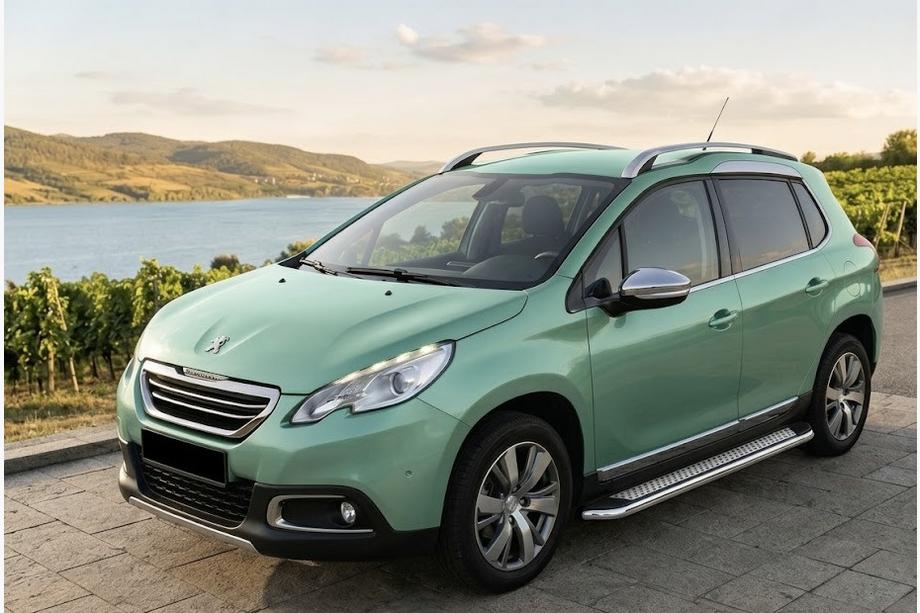 Peugeot 2008 2013–2019 Bočné nášľapy Maydos V2 (2 ks, hliník/nehrdzavejúca oceľ) Image