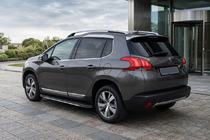 Peugeot 3008 2008–2016 Bočné nášľapy Bosphorus Grey (2 ks, hliník) 2008-2014 fotografia 1