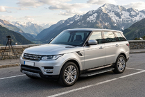 Range Rover Sport 2014–2022 Bočné nášľapy Bosphorus Grey (2 ks, hliník) fotografia 1